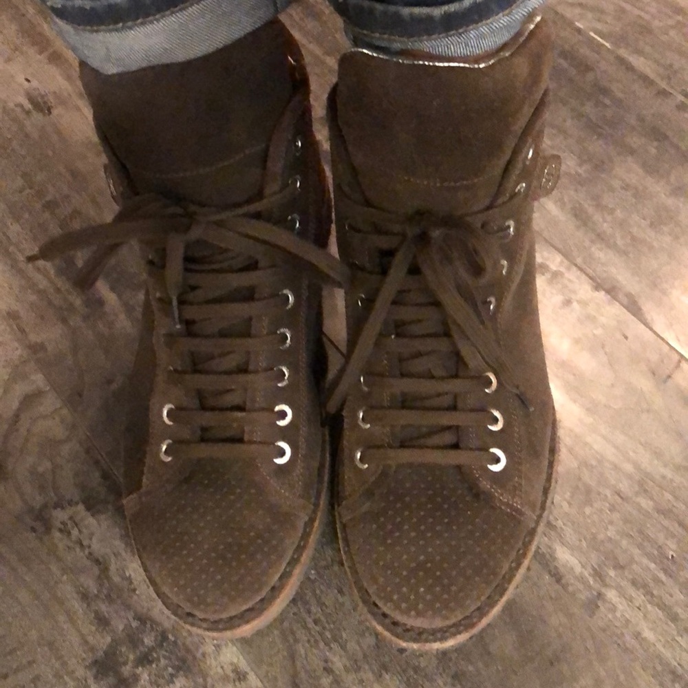Suede booties